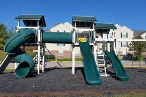 Hurricane apartment for rent - a playground with a set of slides