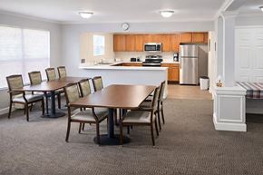 Nicholasville apartment for rent - A dining room with a table and chairs.