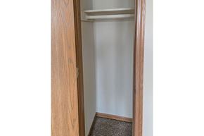 South Charleston apartment for rent - A white door is open to a hallway.