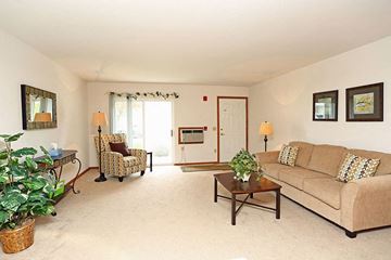 Beaver Dam apartment for rent - a living room with a couch and a table