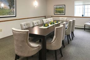 Woodruff apartment for rent - a conference room with a table and chairs