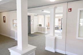 Hopkinsville apartment for rent - A white column stands in a room with a white wall.