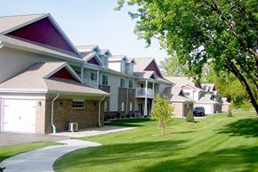Hartland apartment for rent - a row of houses on the side of a street