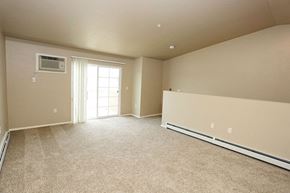 Kronenwetter apartment for rent - A spacious room with a window and carpeted floor.