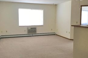 Black River Falls apartment for rent - an empty room with a window and a sink