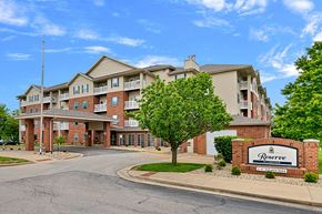 Decatur apartment for rent - A large building with a sign that says Reserve in front of it.