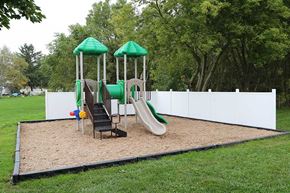 Elkhorn apartment for rent - a playground with a swing set and slides