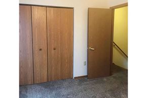 Albert Lea townhouse for rent - a closet and a door in a room
