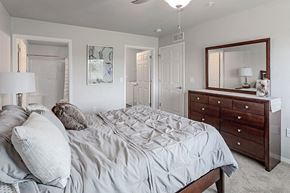 Horicon apartment for rent - a bedroom with a bed and a dresser