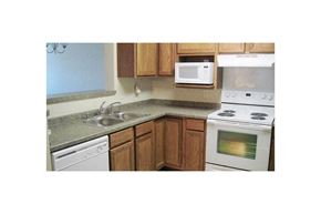 Beaver Dam apartment for rent - a kitchen with a stove microwave and sink