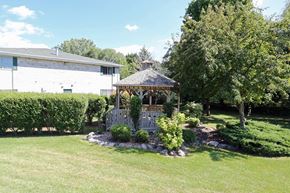 Neenah apartment for rent - a gazebo in the yard of a house
