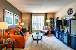 Ballwin apartment for rent - Living Room at Madison Rockwood, Missouri, 63011
