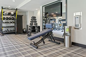 An image of the fitness room in the clubhouse at the wyndham grande pra