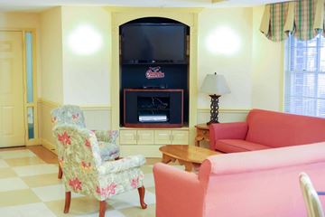 Abingdon apartment for rent - a living room with couches and chairs and a television