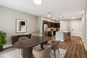 Silver Spring apartment for rent - A dining room with a table and chairs.