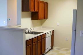 Edgewood apartment for rent - a kitchen with a sink and a dishwasher in a house