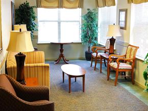 Baltimore apartment for rent - Community room at Park View at Ashland Terrace senior apartment community for adults age 62+