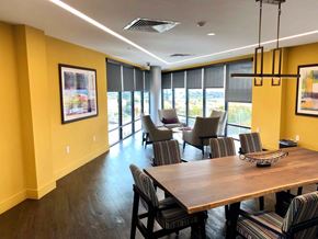 Baltimore apartment for rent - Metro Heights is a pet-friendly and smoke-free community including a fitness center, business center, media room, playground, bike storage, and underground parking—perfect for urban, connected living near downtown Baltimore.