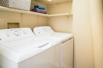 Washer and dryer in unit