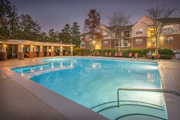 Cool blue swimming pool
