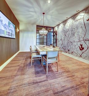 Cedar Park apartment for rent - Conference Room With TV at The Alden at Cedar Park, Cedar Park, 78613
