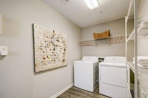 Lawrenceville apartment for rent - In Home Full Size Washer And Dryer at The Veranda, Lawrenceville, Georgia