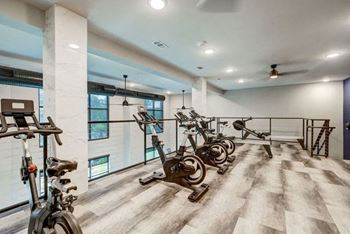 Fitness center with cardio equipment