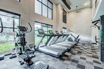 Modern fitness center