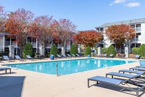 Morrisville apartment for rent - Indigo Apartments Pool with Lounge Chairs