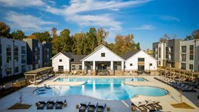 Indian Trail apartment for rent - Pool and Pool House at Elwood Apartments, Indian Trail, NC, 28079