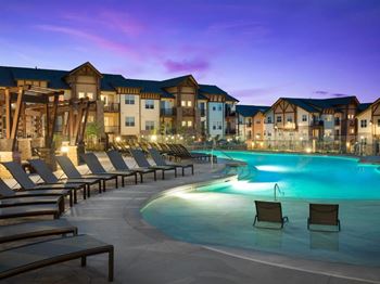 Swimming pool with sundeck