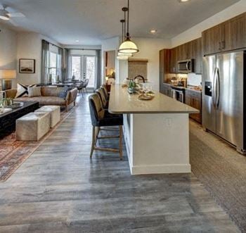 Gourmet kitchens with prep islands