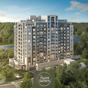 London apartment for rent - a rendering of the saint francis apartments in saint louis