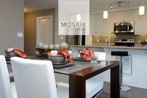 London apartment for rent - a kitchen and dining area with a table and chairs