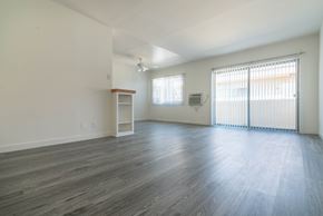 Canoga Park apartment for rent - Living room with balcony