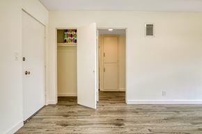 Los Angeles apartment for rent - bedroom with view of closets