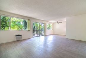 West Hollywood apartment for rent - Living room with balcony