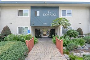 Gardena apartment for rent - a building with a blue awning with the words el dorado on it