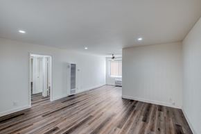 Los Angeles apartment for rent - Living room with hard wood like floors