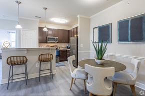 Jacksonville apartment for rent - A kitchen with a table and chairs.
