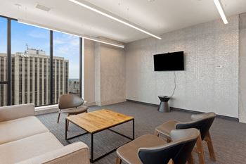 Recreation room at loop featuring a television