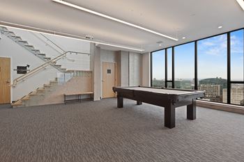 Party room and billiards lounge