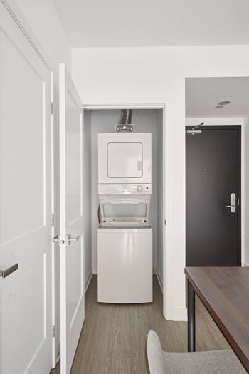 In-suite laundry