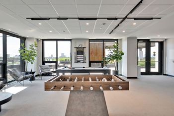 Party room and billiards lounge