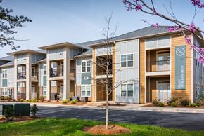 Charlotte apartment for rent - an apartment building with a street in front of it