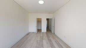 San Francisco apartment for rent - A room with wooden flooring and white walls.
