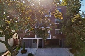 Berkeley apartment for rent - Front exterior view of the apartment building at 2252 Parker St, Berkeley, CA 94704, USA