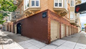 San Francisco apartment for rent - A red brick building with a sign that says "Brick Street".