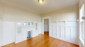 San Francisco apartment for rent - A room with white walls and a wood floor.