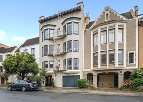 San Francisco apartment for rent - Front exterior view of the apartment building at 55 Casa Way, San Francisco, CA 94123, USA
